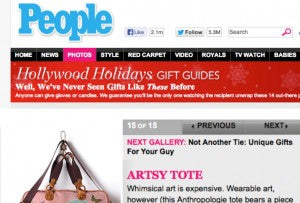 People Magazine Hollywood Gift Guide