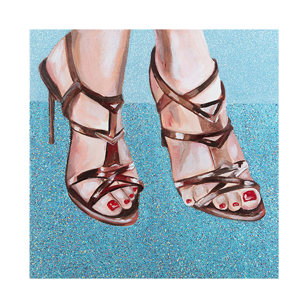 Mini pop art paintings for sale by Ashley Longshore, featuring playful motifs, rich color, and tongue-in-cheek charm. Small paintings with BIG personalities!