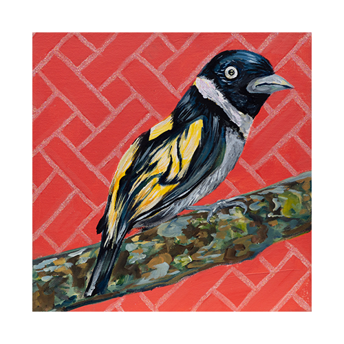Mini pop art paintings for sale by Ashley Longshore, featuring playful motifs, rich color, and tongue-in-cheek charm. Small paintings with BIG personalities!
