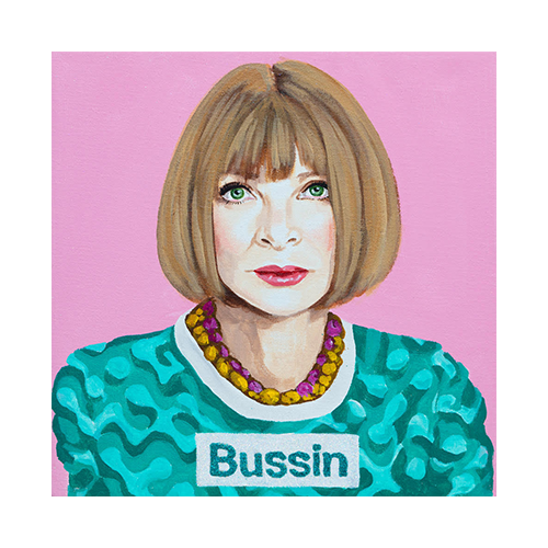 Mini pop art paintings for sale by Ashley Longshore, featuring playful motifs, rich color, and tongue-in-cheek charm. Small paintings with BIG personalities!