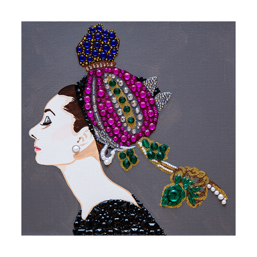 Mini pop art paintings for sale by Ashley Longshore, featuring playful motifs, rich color, and tongue-in-cheek charm. Small paintings with BIG personalities!