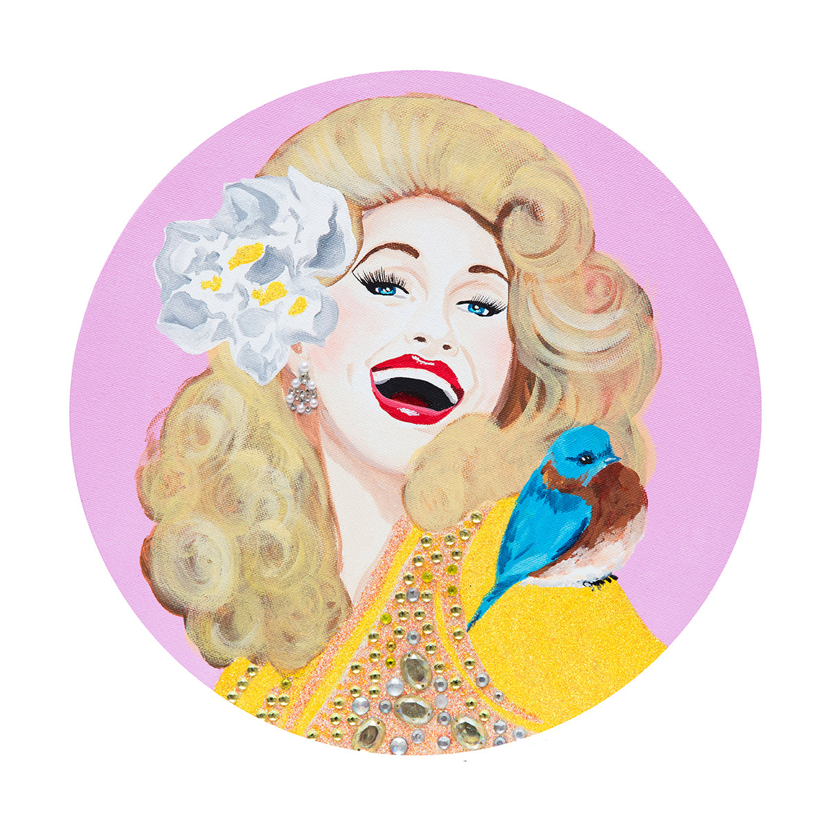 #49 Dolly Tondo on Bubblegum Pink
