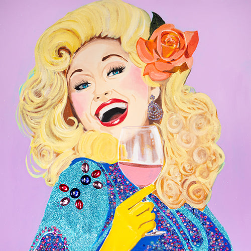 Dolly With Rosé on Lavender