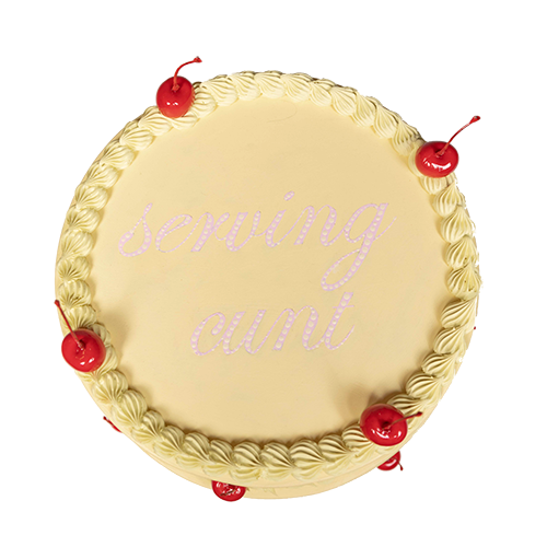 "Serving Cunt" Cake Sculpture