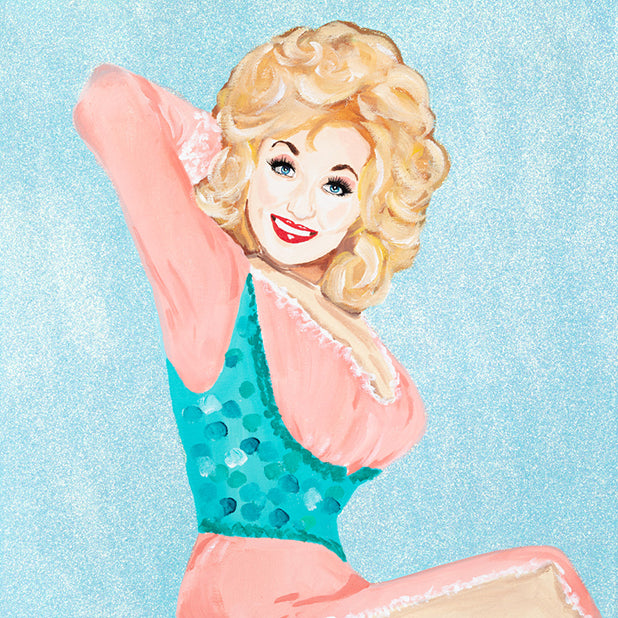 Mini pop art paintings for sale by Ashley Longshore, featuring playful motifs, rich color, and tongue-in-cheek charm. Small paintings with BIG personalities!
