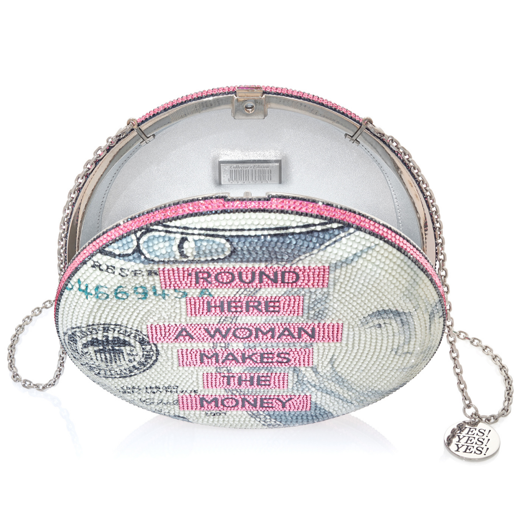 "I'll Pick up the Tab" Ashley Longshore x Judith Leiber ▪️ Limited Edition w/ Artwork