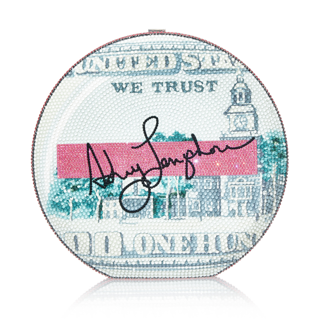 "I'll Pick up the Tab" Ashley Longshore x Judith Leiber ▪️ Limited Edition w/ Artwork