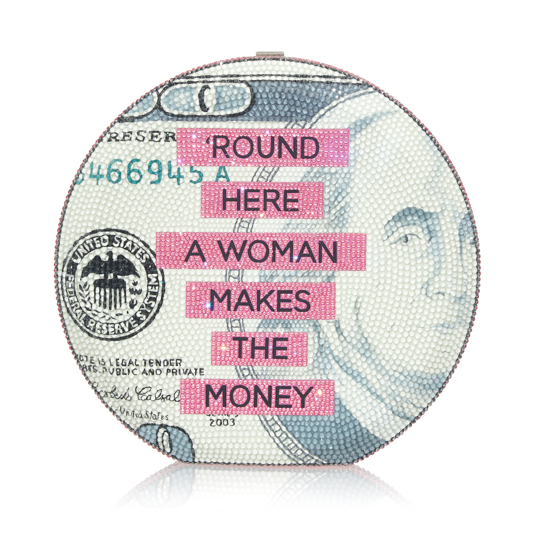 "I'll Pick up the Tab" Ashley Longshore x Judith Leiber ▪️ Limited Edition w/ Artwork