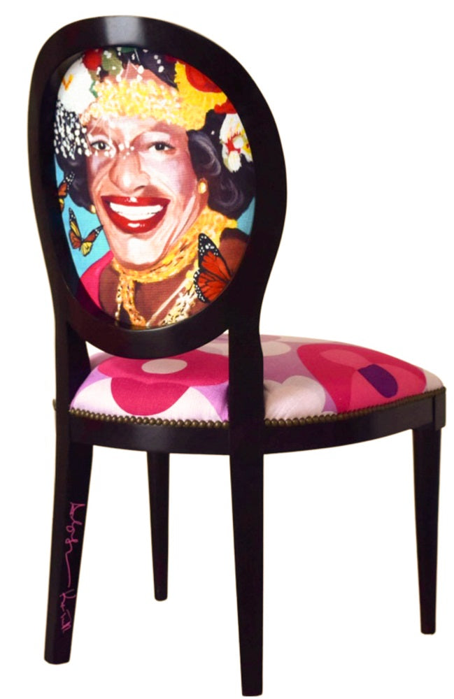 Ashley Longshore x Ken Fulk Dining Chair - Marsha P. Johnson