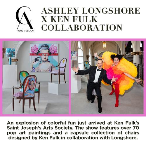 California Home & Design - Ashley Longshore x Ken Fulk Collaboration