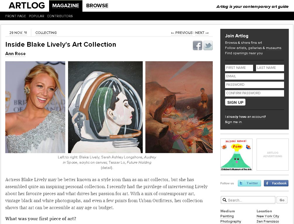 Inside Blake Lively’s Art Collection