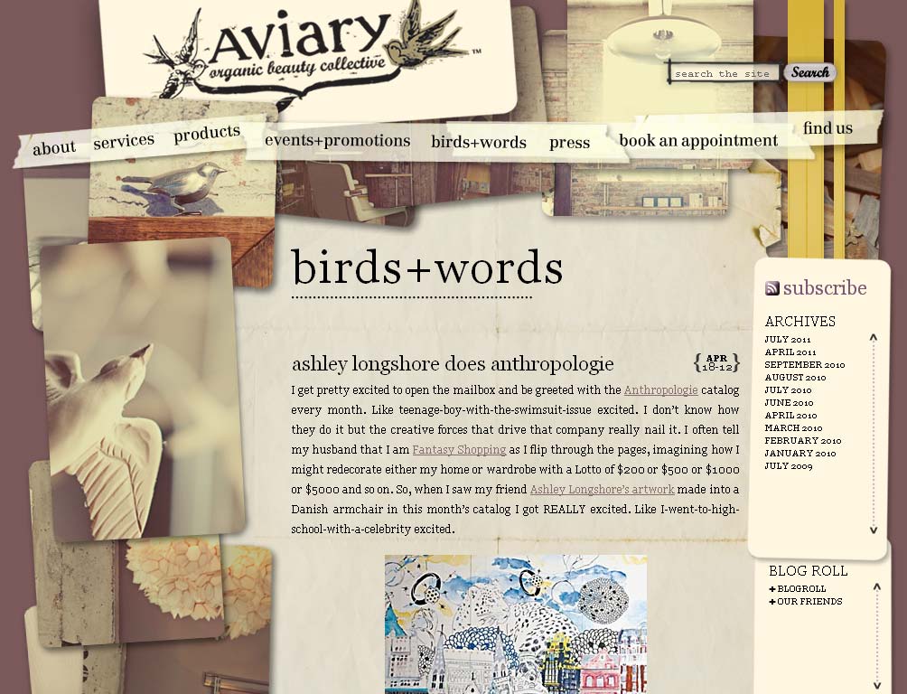 Ashley Longshore does anthropologie