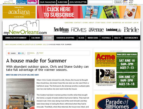 DESIGN SPONGE: A house made for Summer