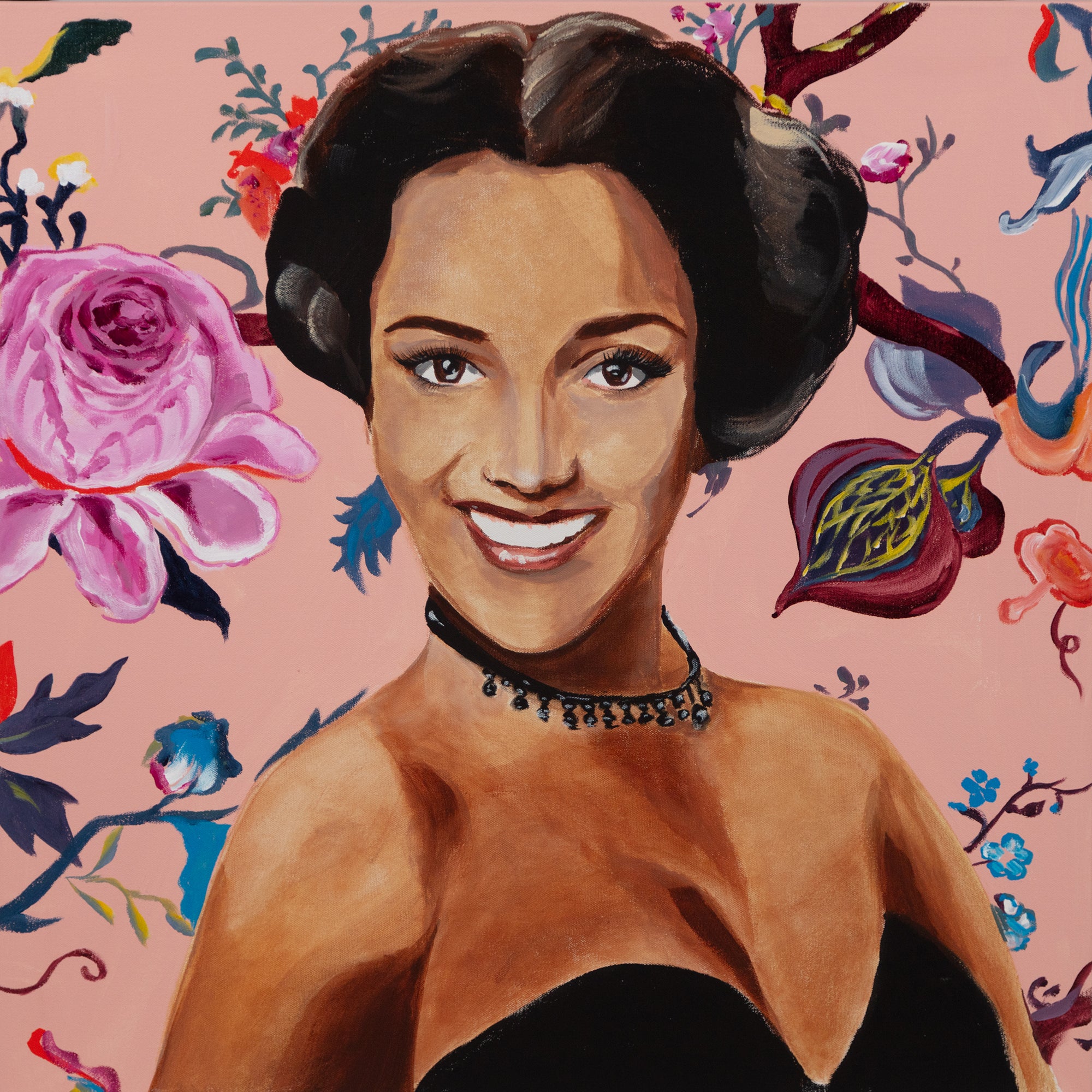 Ashley Longshore painting of Dorothy Dandridge.
