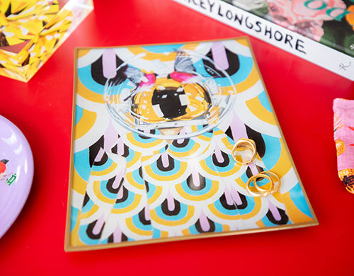 Astronaut on My Own Planet Glass Deco Tray | PRE-ORDER