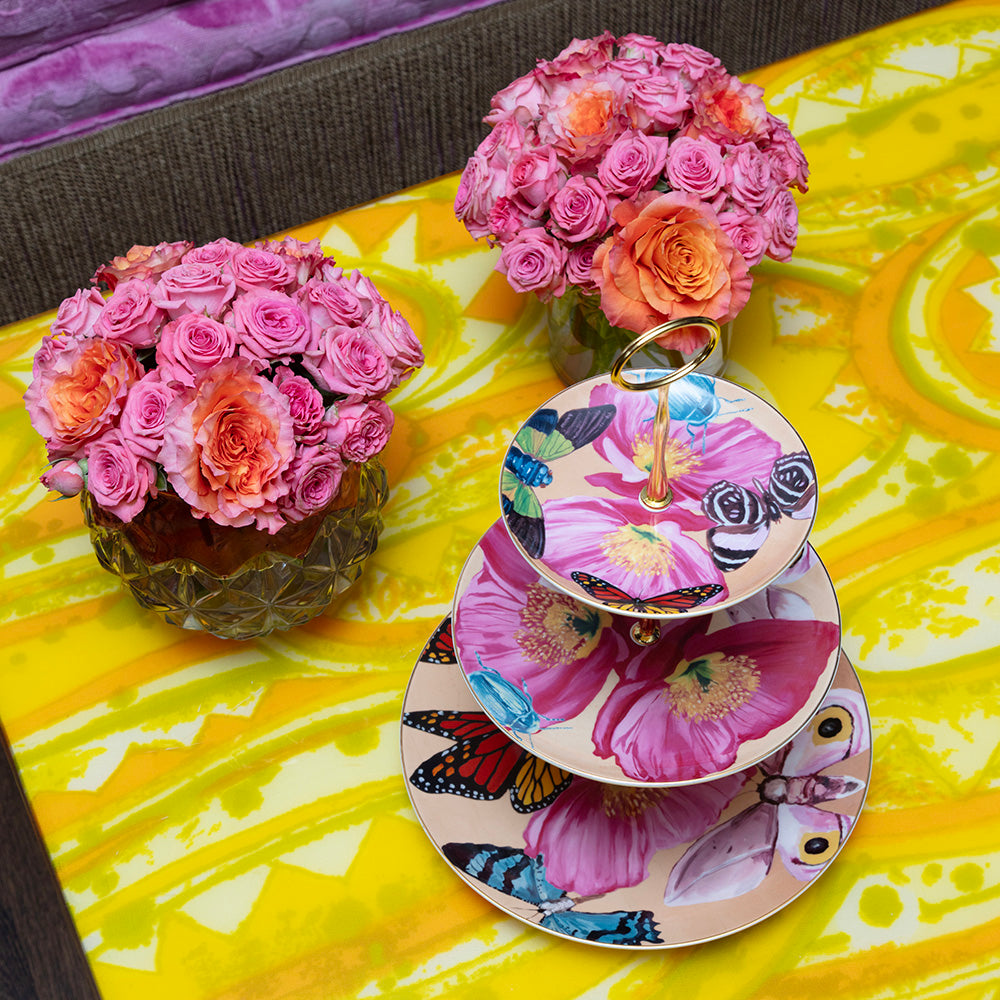 Living Jewels 3-Tier Serving Tray