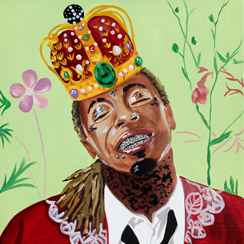 #58 Crowned Weezy With Red Jacket | 16x16