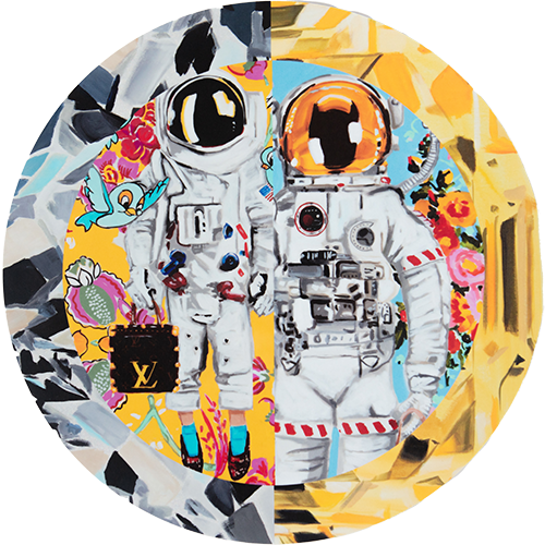Gemstone Astronaut Placemats | Set of 6