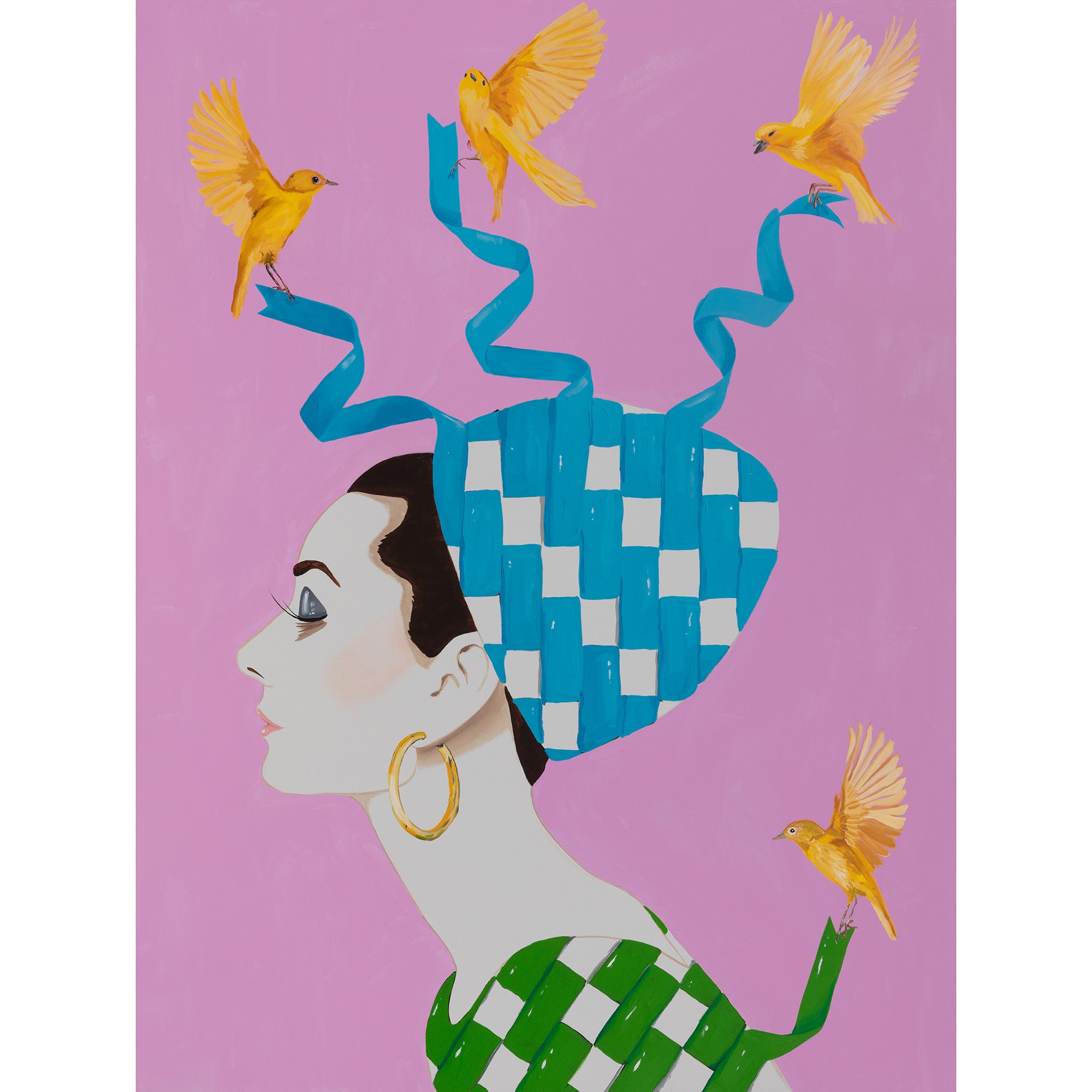Audrey With the Ribbon Weavers