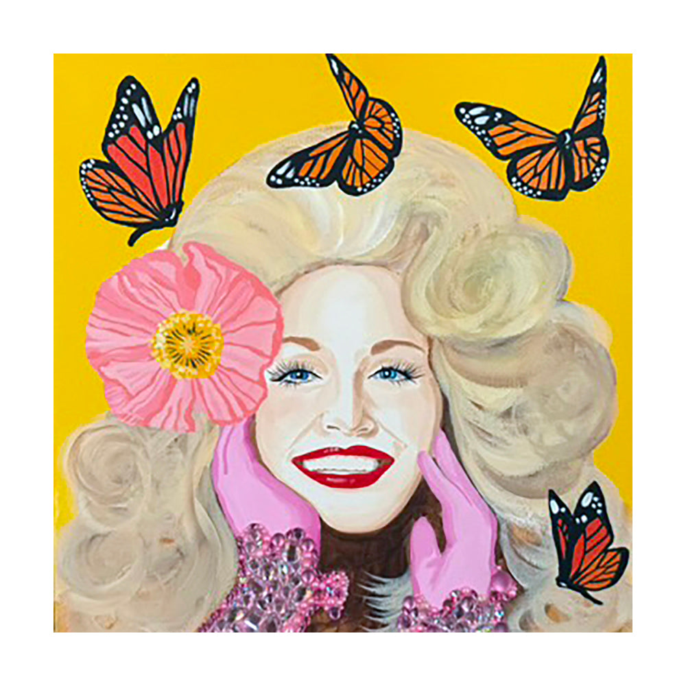 #403 Dolly With Pink Hibiscus