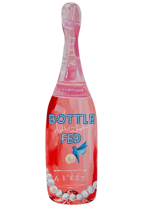 #140 Blue Bottle Fed Champagne Cutout
