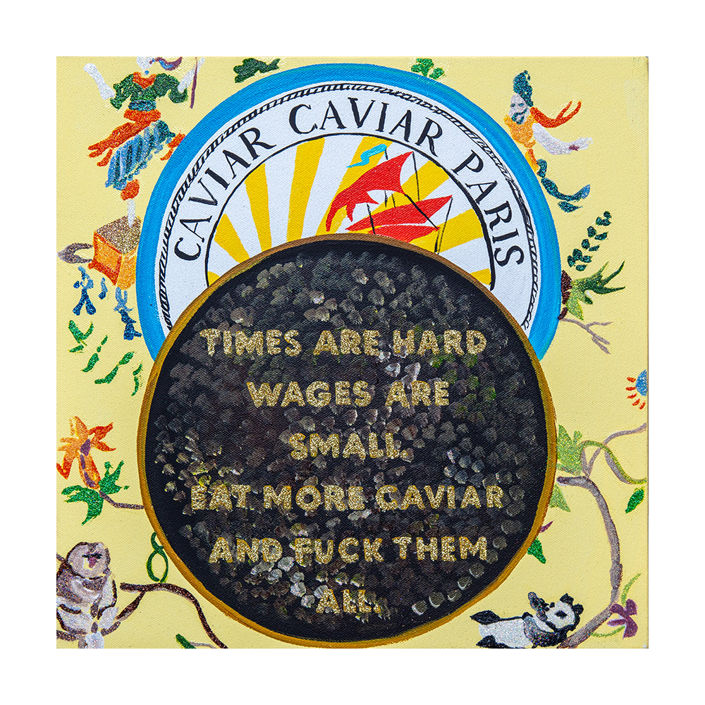 #307 "Times Are Hard" on Daisy Yellow