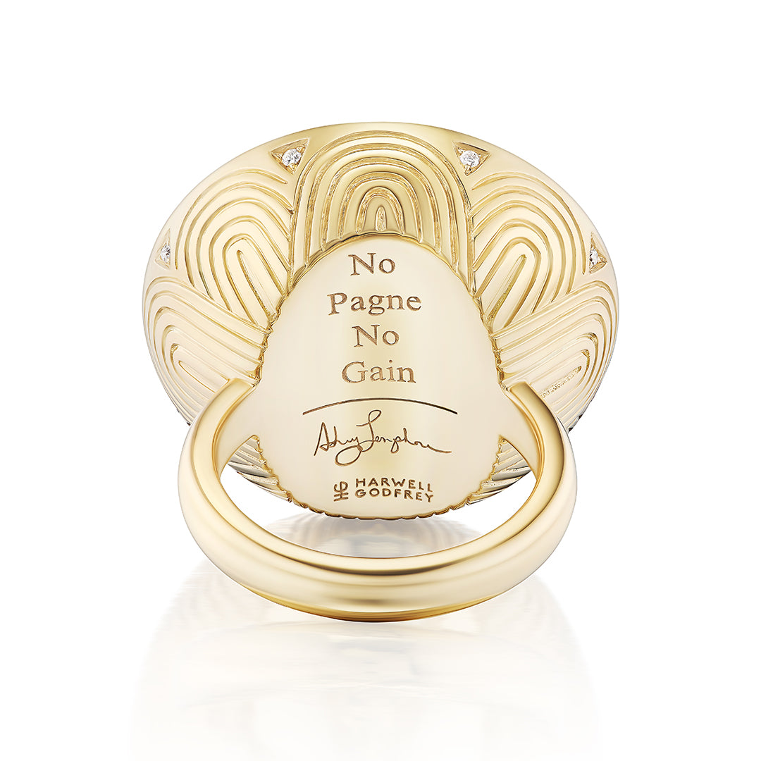 Ashley Longshore X Harwell Godfrey Press for Champagne Ring