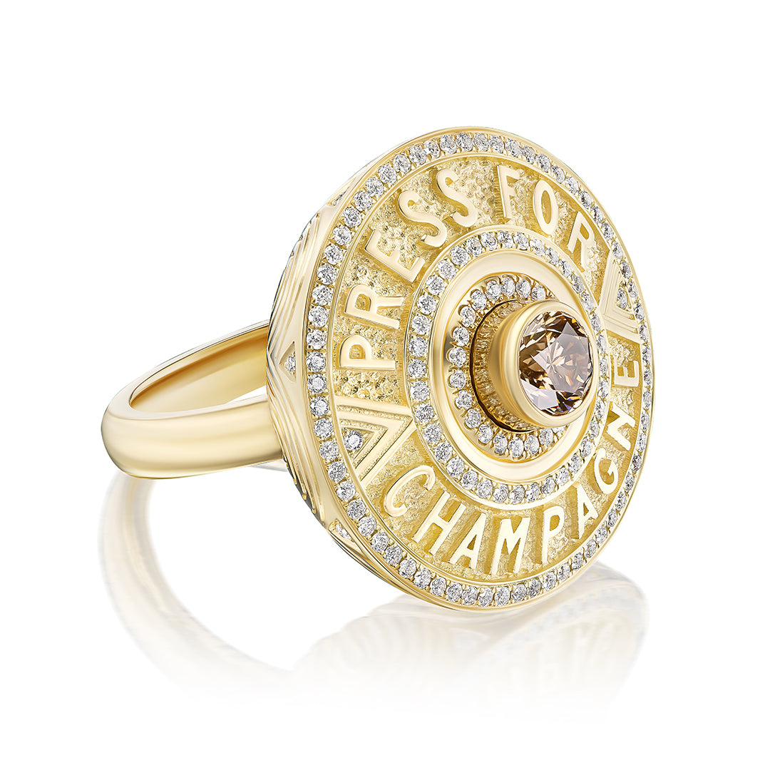 Ashley Longshore X Harwell Godfrey Press for Champagne Ring