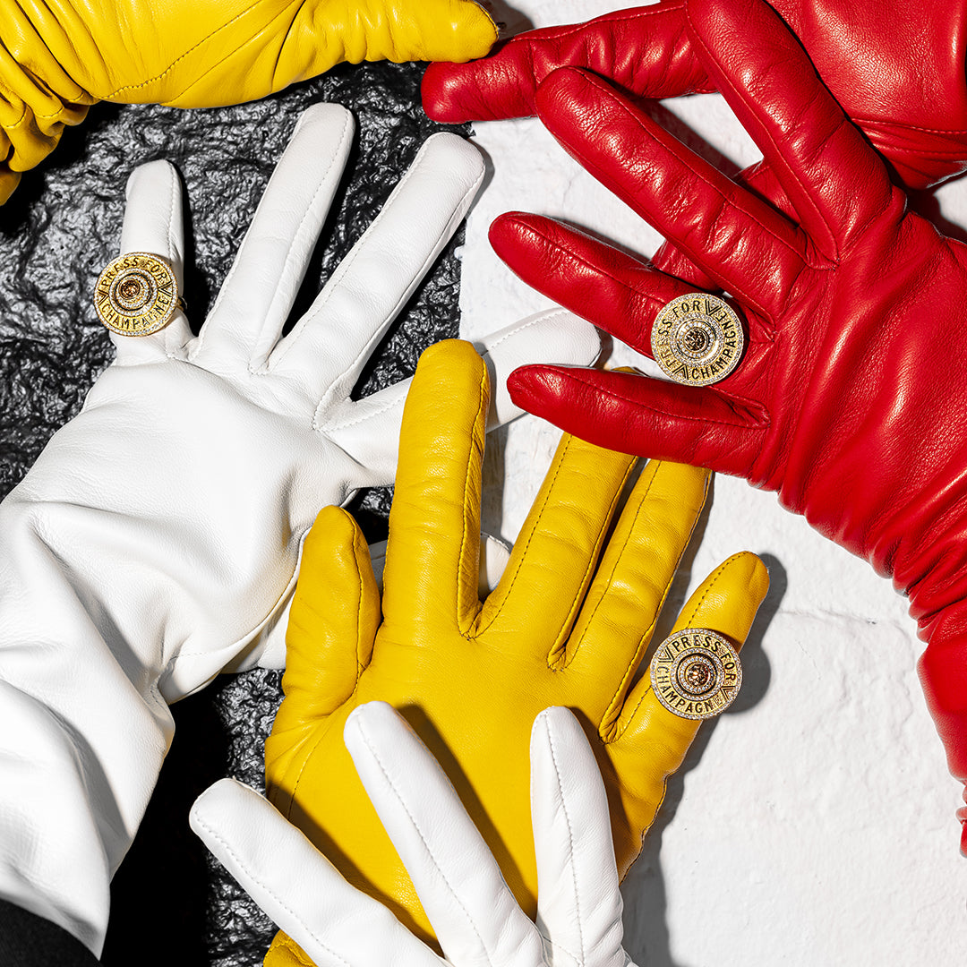 Ashley Longshore X Harwell Godfrey Press for Champagne Ring