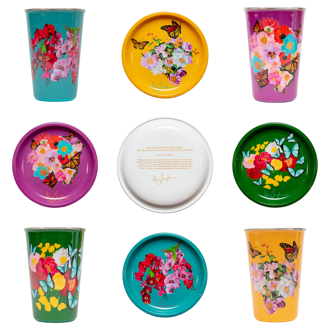 "Bejeweled & Enchanted" Enameled Tableware Set | *Preorder