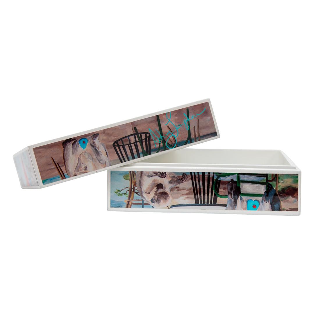 "Monkey Business" Lacquer Box