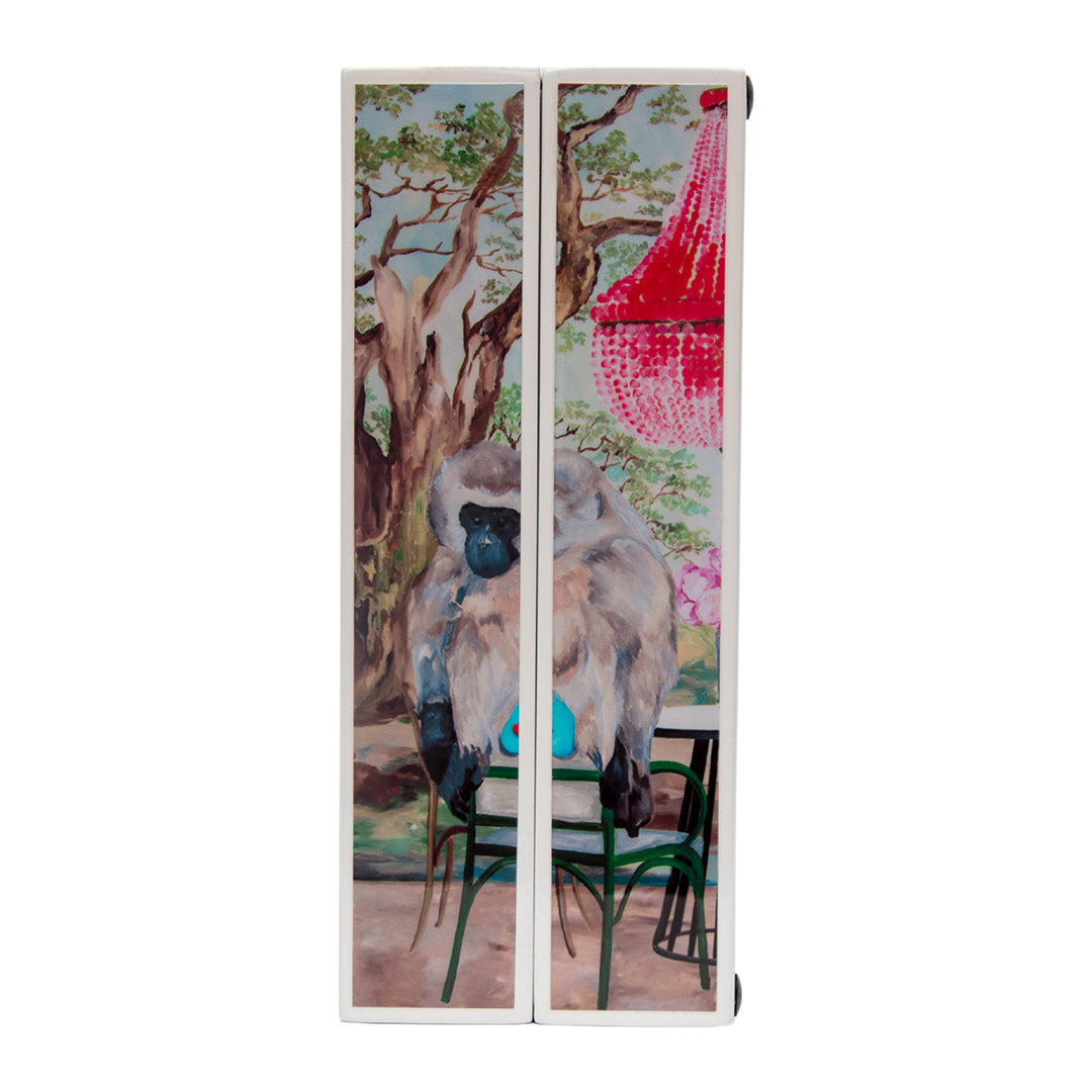 "Monkey Business" Lacquer Box