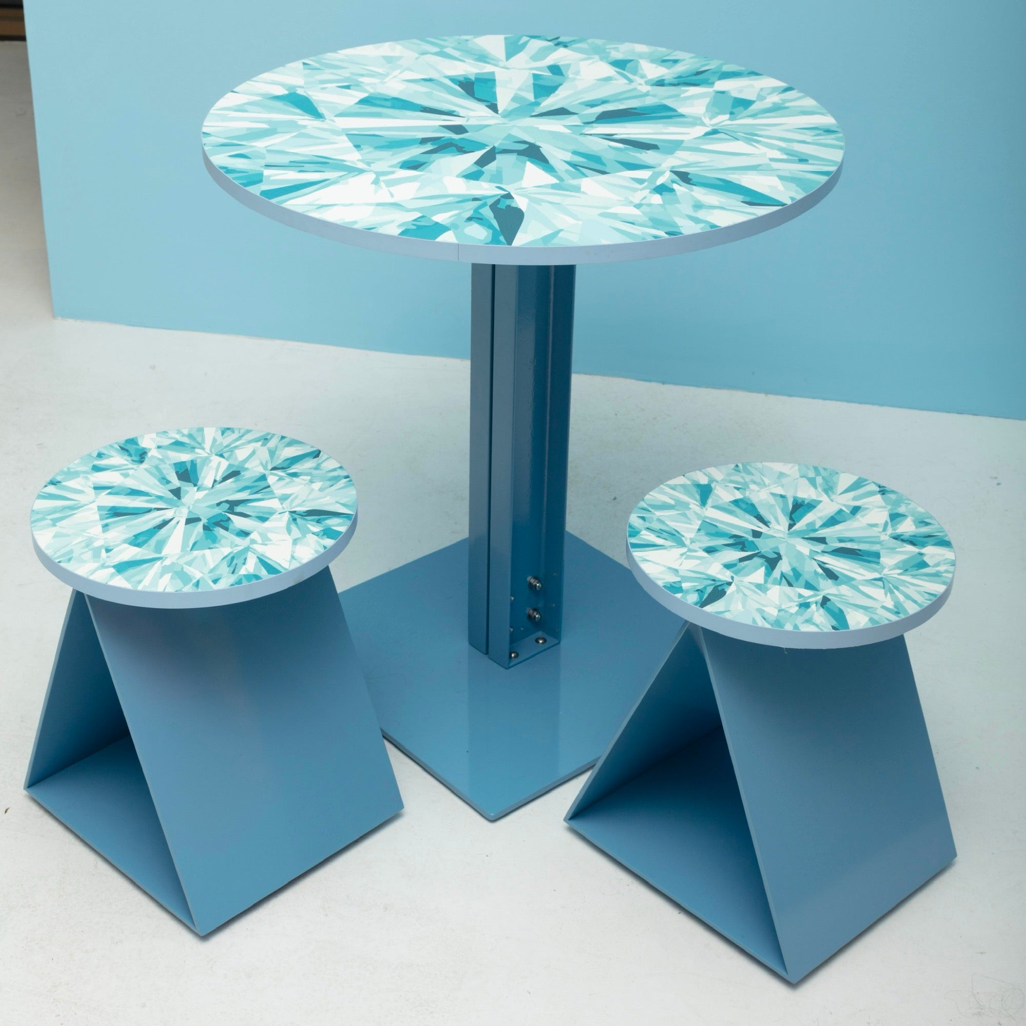 Ashley Longshore x UHURU Sky Blue Diamond Set
