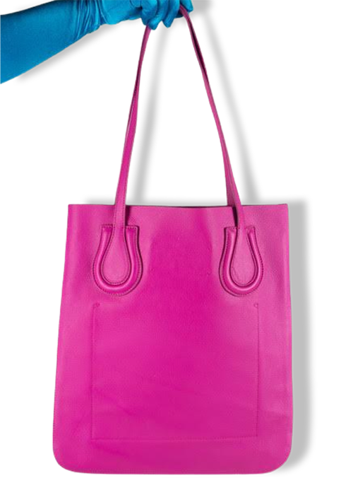 I don't know about you, but I need to be walking around with a bright pink tote that says 