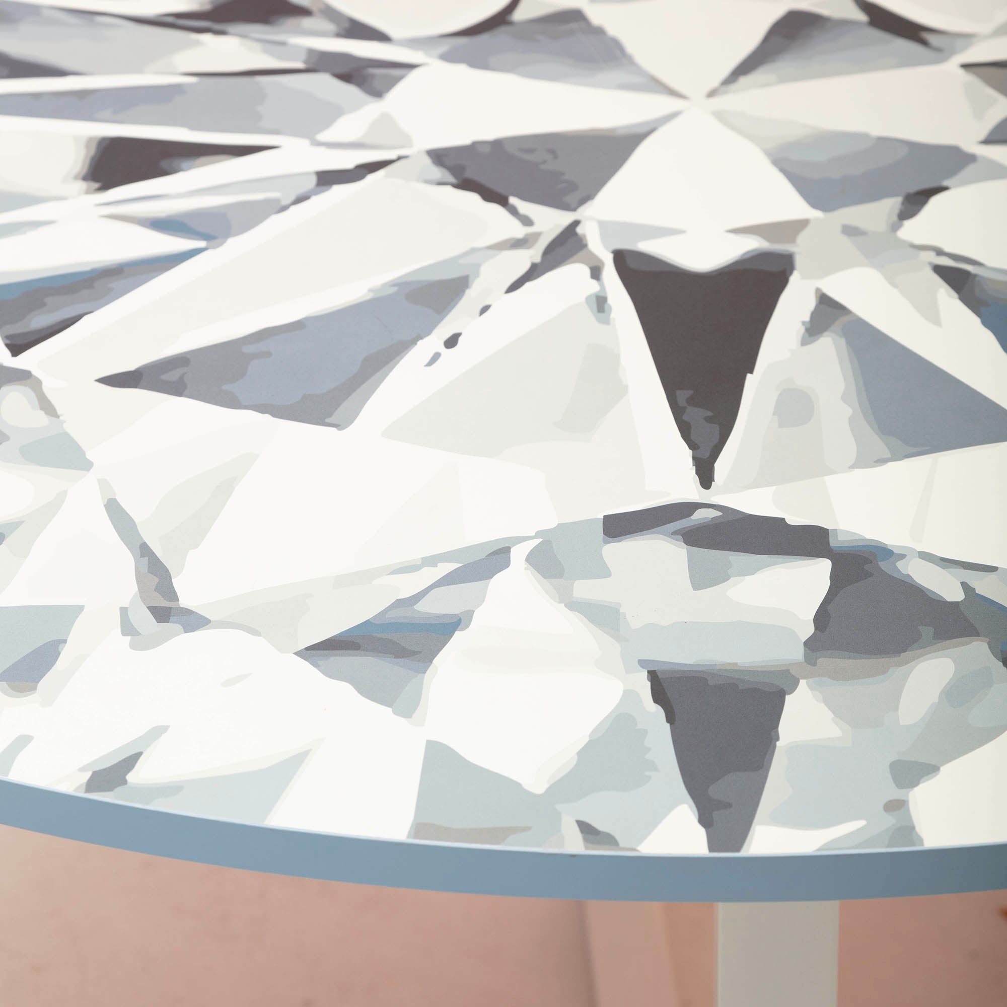 Ashley Longshore x UHURU White Diamond Table