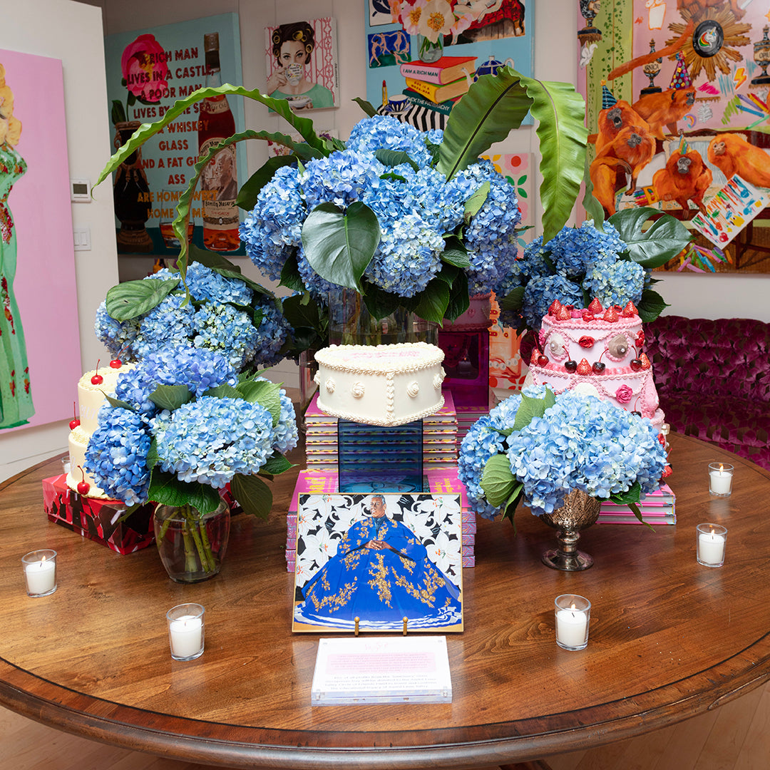 André Leon Talley "Sanctuary" Glass Deco Tray