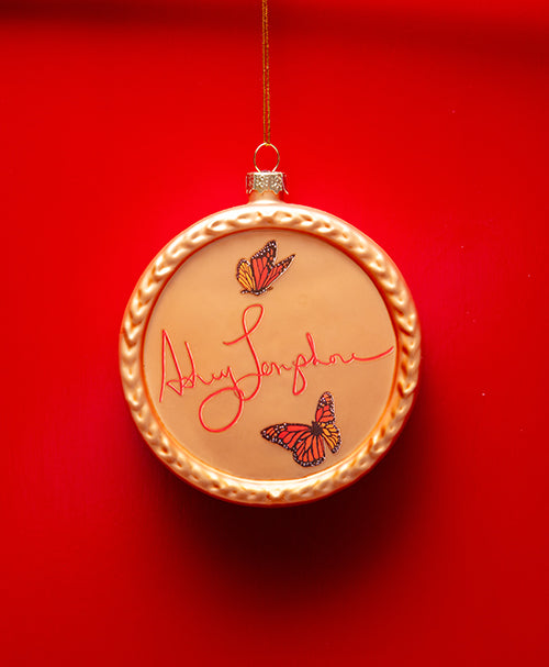 Audrey Glass Ornament