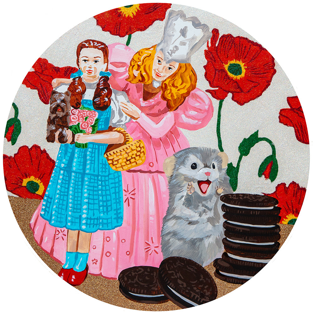 #304 "Let the Joyous News Be Spread" Cookie Jar Tondo