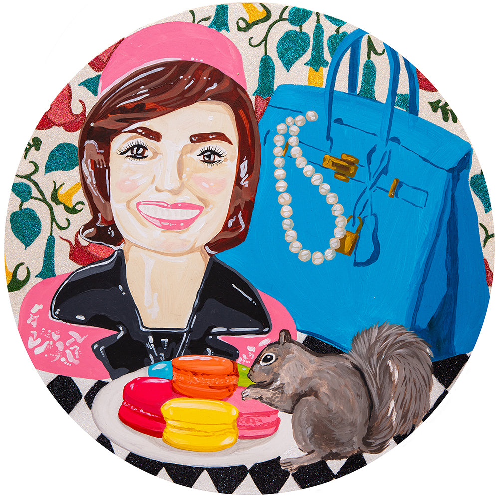 #303 "Jackie O" Cookie Jar Tondo