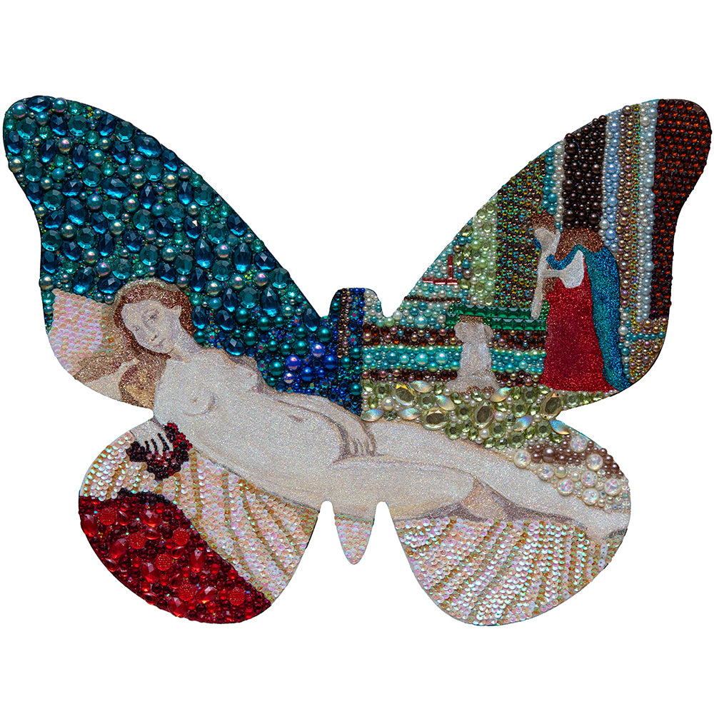 #359 Venus of Urbino Butterfly Cutout | 16"