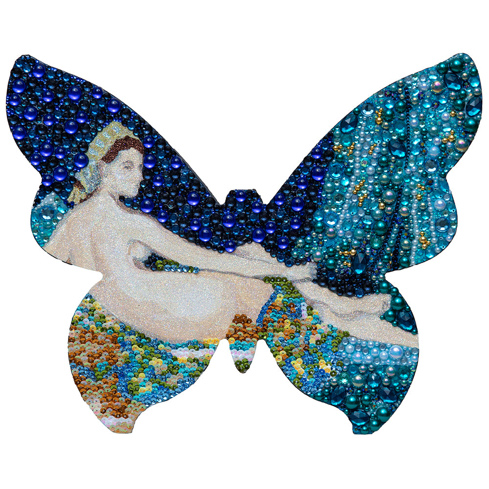#362 Venus in a Sea of Blue Butterfly Cutout | 12"