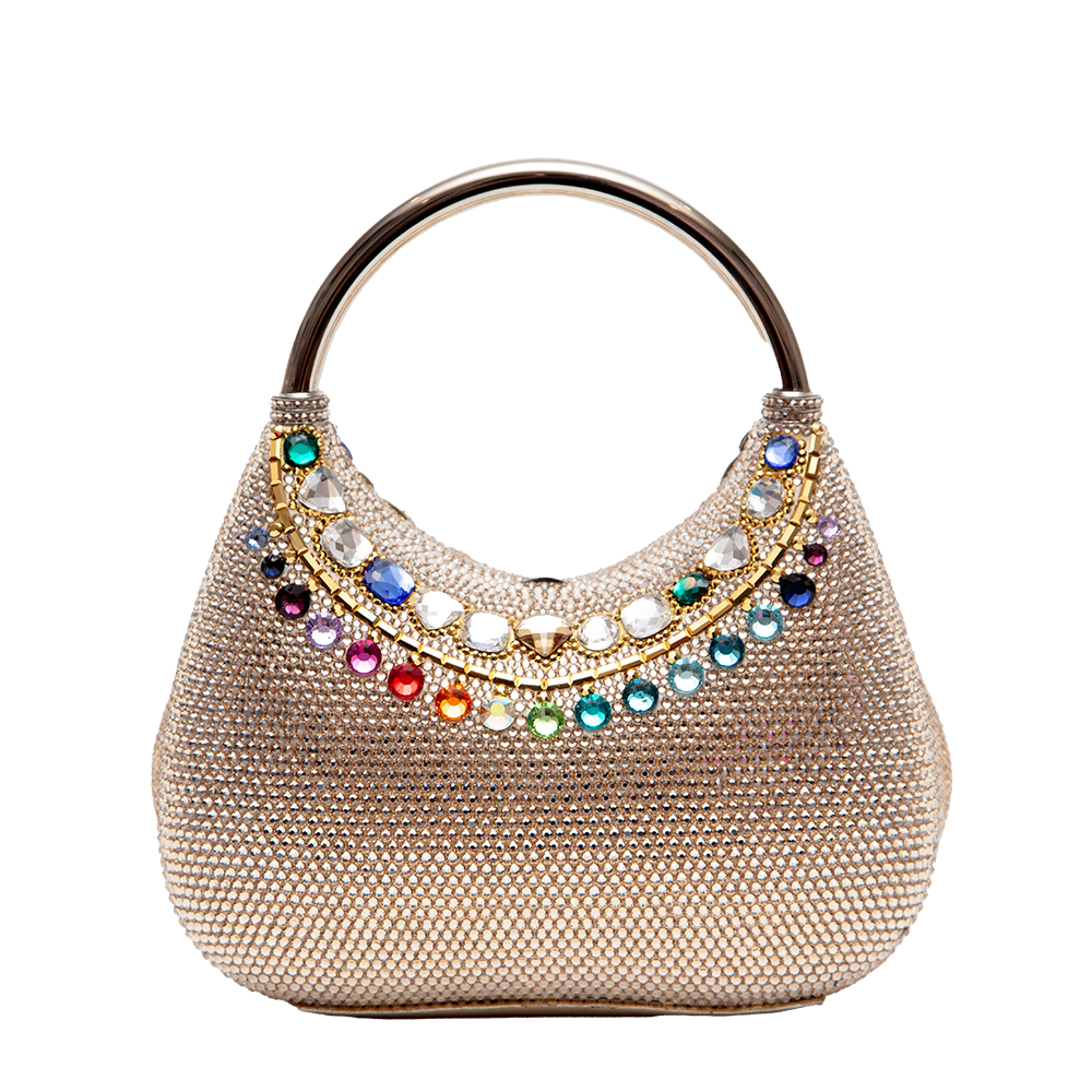 Ashley Longshore x Judith Leiber Don't Tell Mama Bag