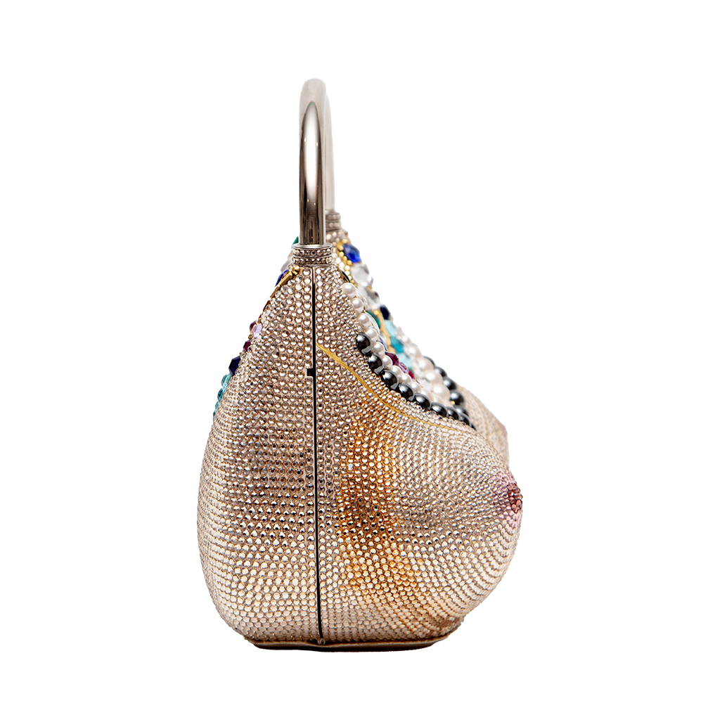 Ashley Longshore x Judith Leiber Don't Tell Mama Bag