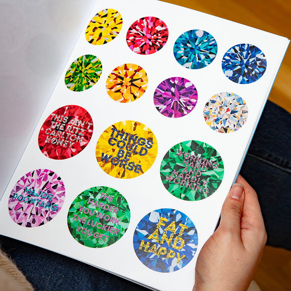 "Happy AF" Sticker Book | *Preorder