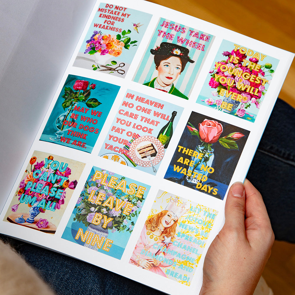 "Happy AF" Sticker Book | *Preorder