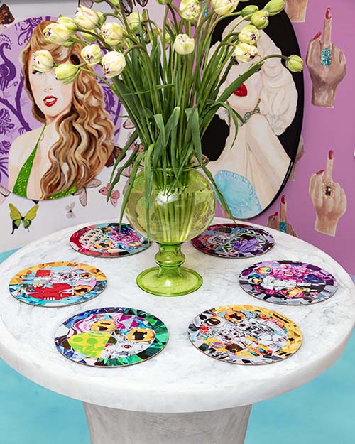 Gemstone Astronaut Placemats | Set of 6
