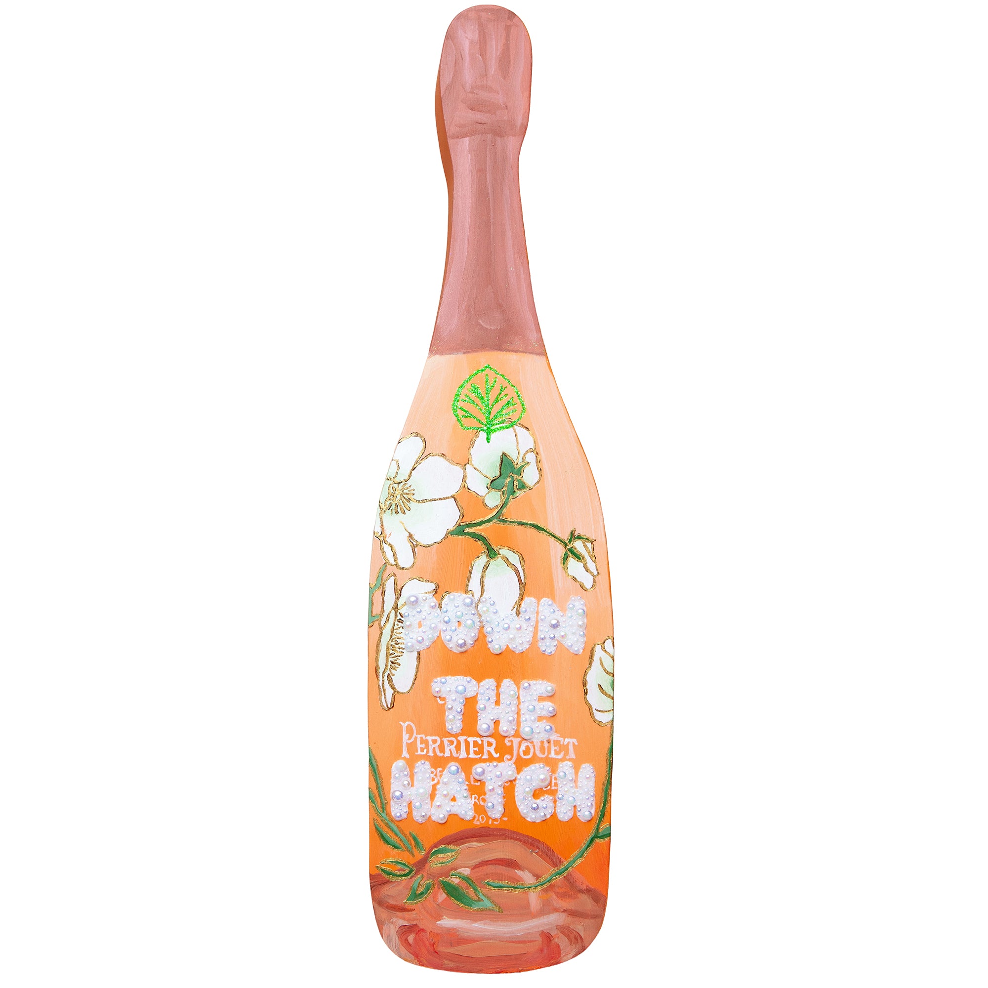 #502 DOWN THE HATCH ROSE ASPEN CHAMPAGNE CUTOUT