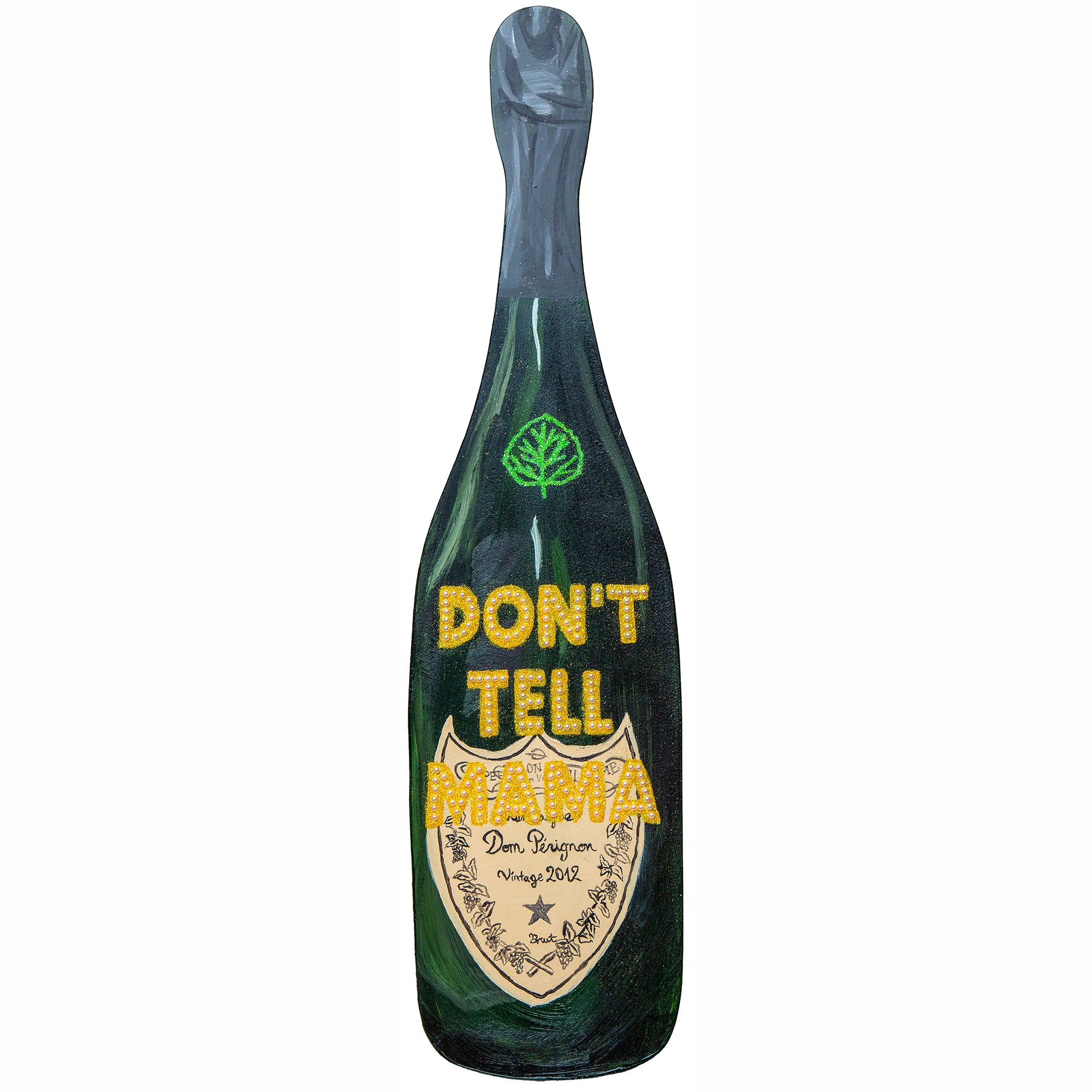 #503 YELLOW DON'T TELL MAMA ASPEN CHAMPAGNE CUTOUT
