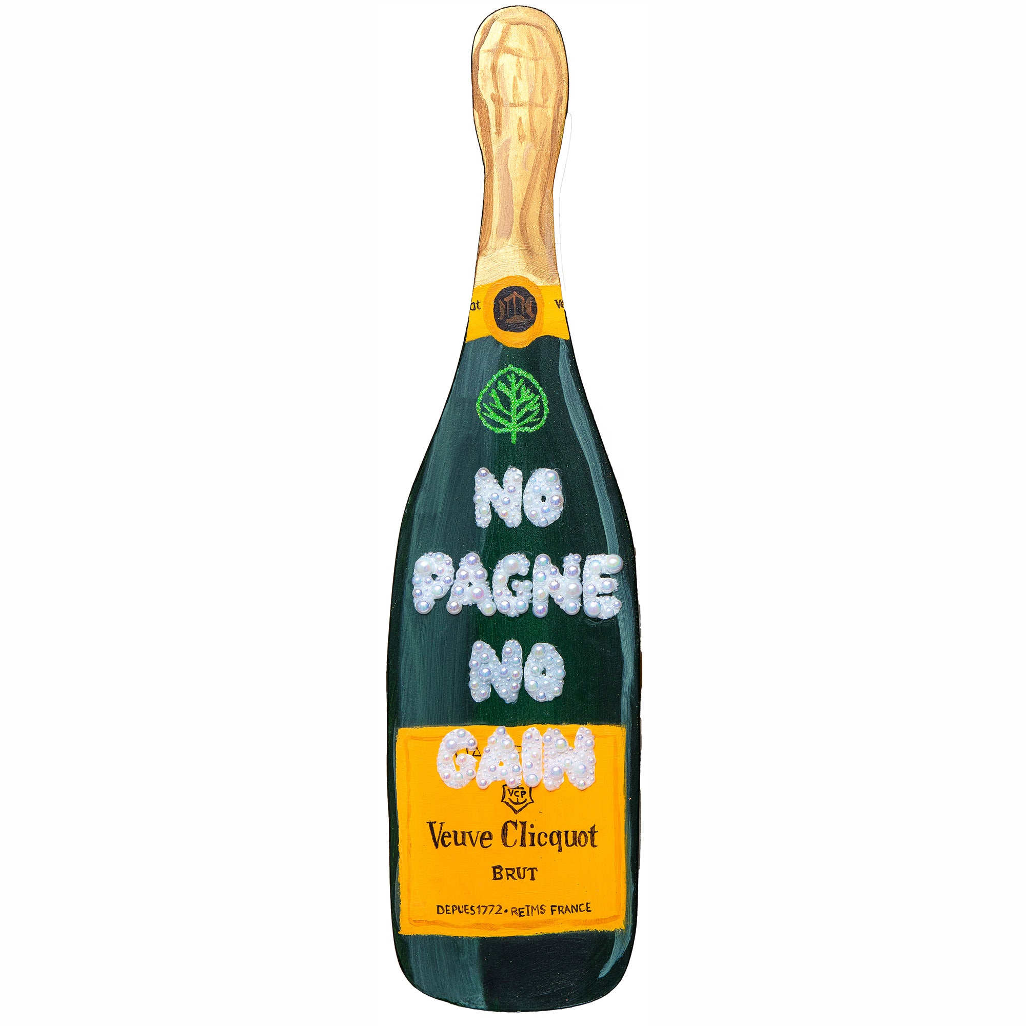 #505 WHITE NO PAGNE NO GAIN ASPEN CHAMPAGNE CUTOUT