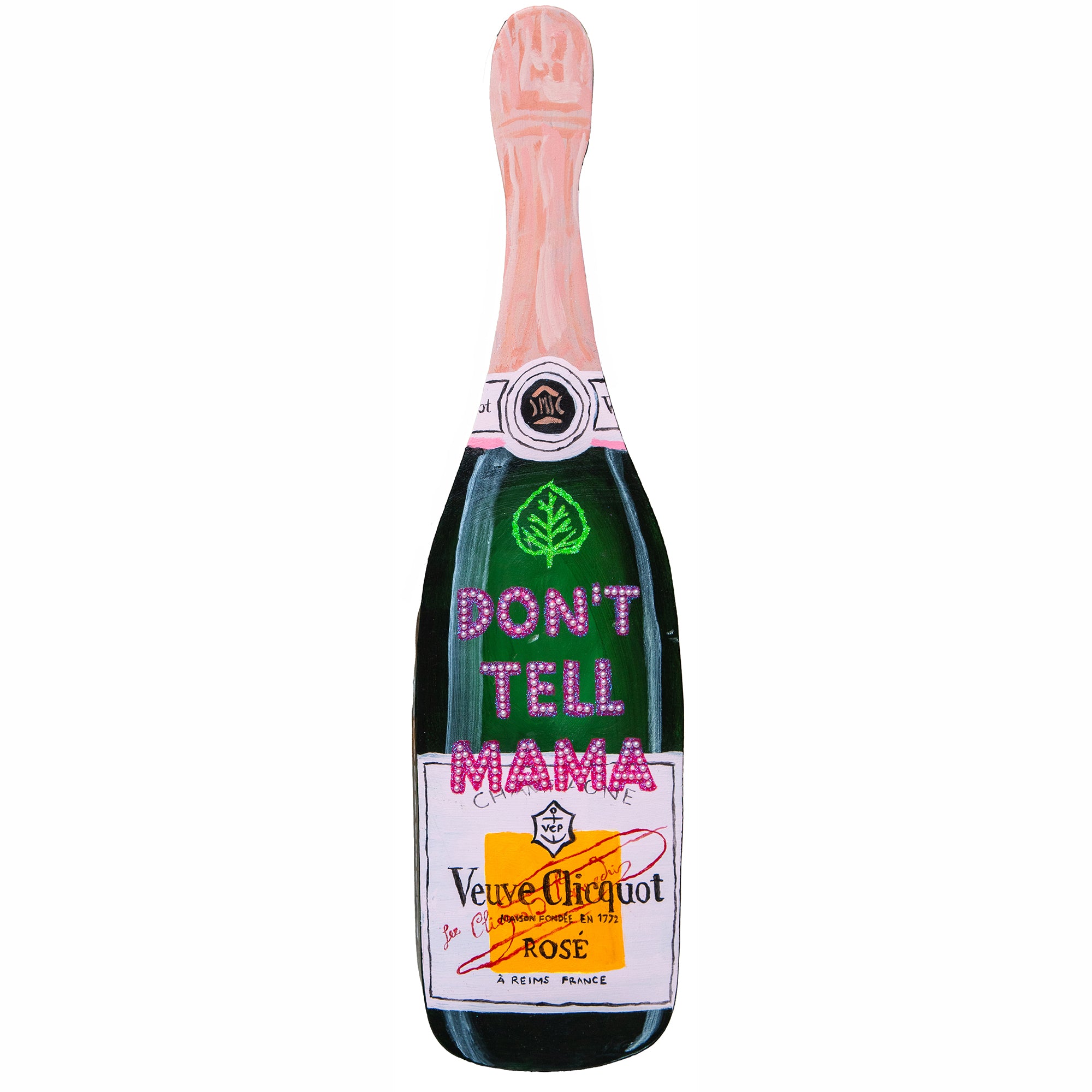 #506 RUBY RED DON'T TELL MAMA ASPEN CHAMPAGNE CUTOUT